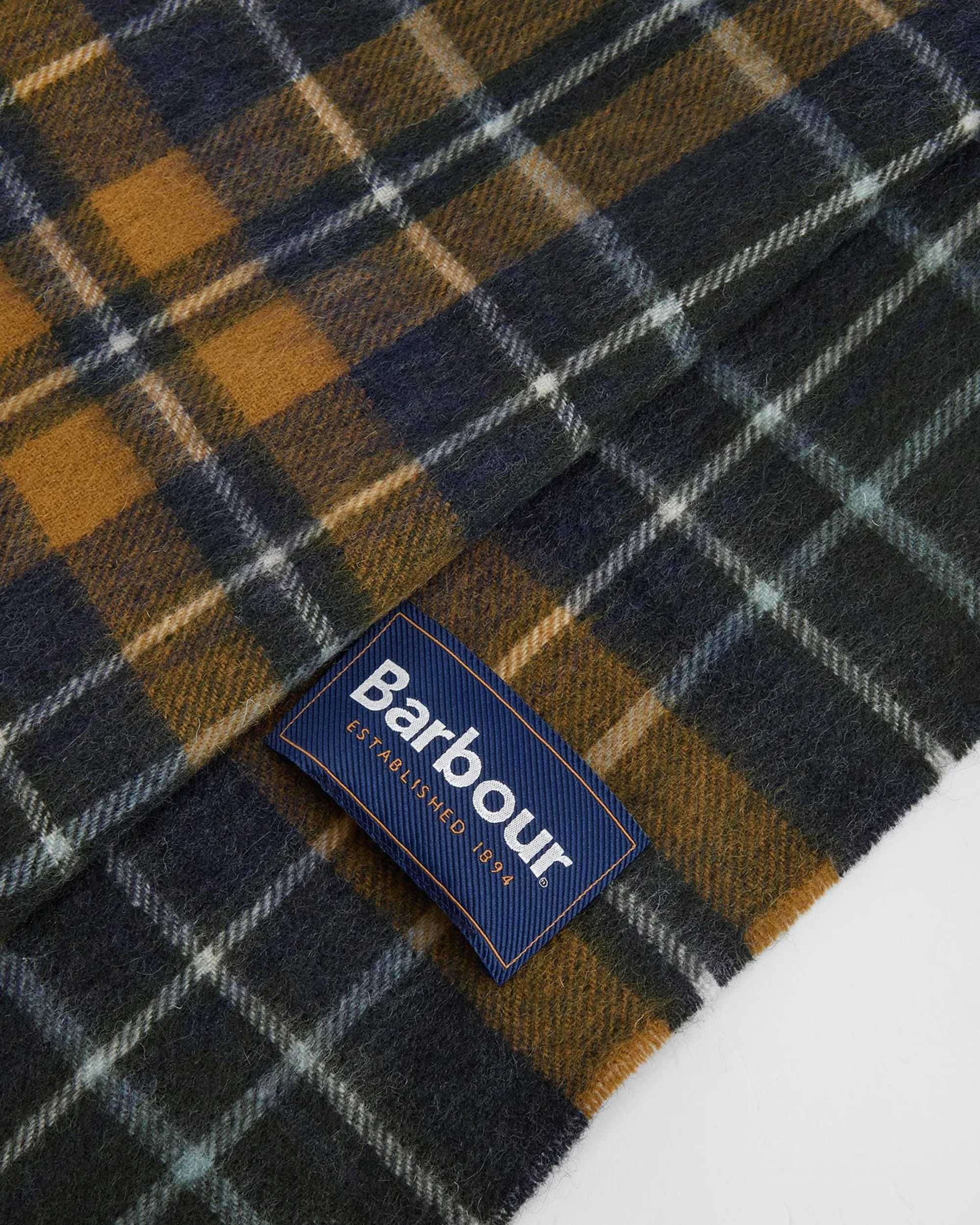 Echarpe check Tartan laine & cachemire - Barbour – Image 7