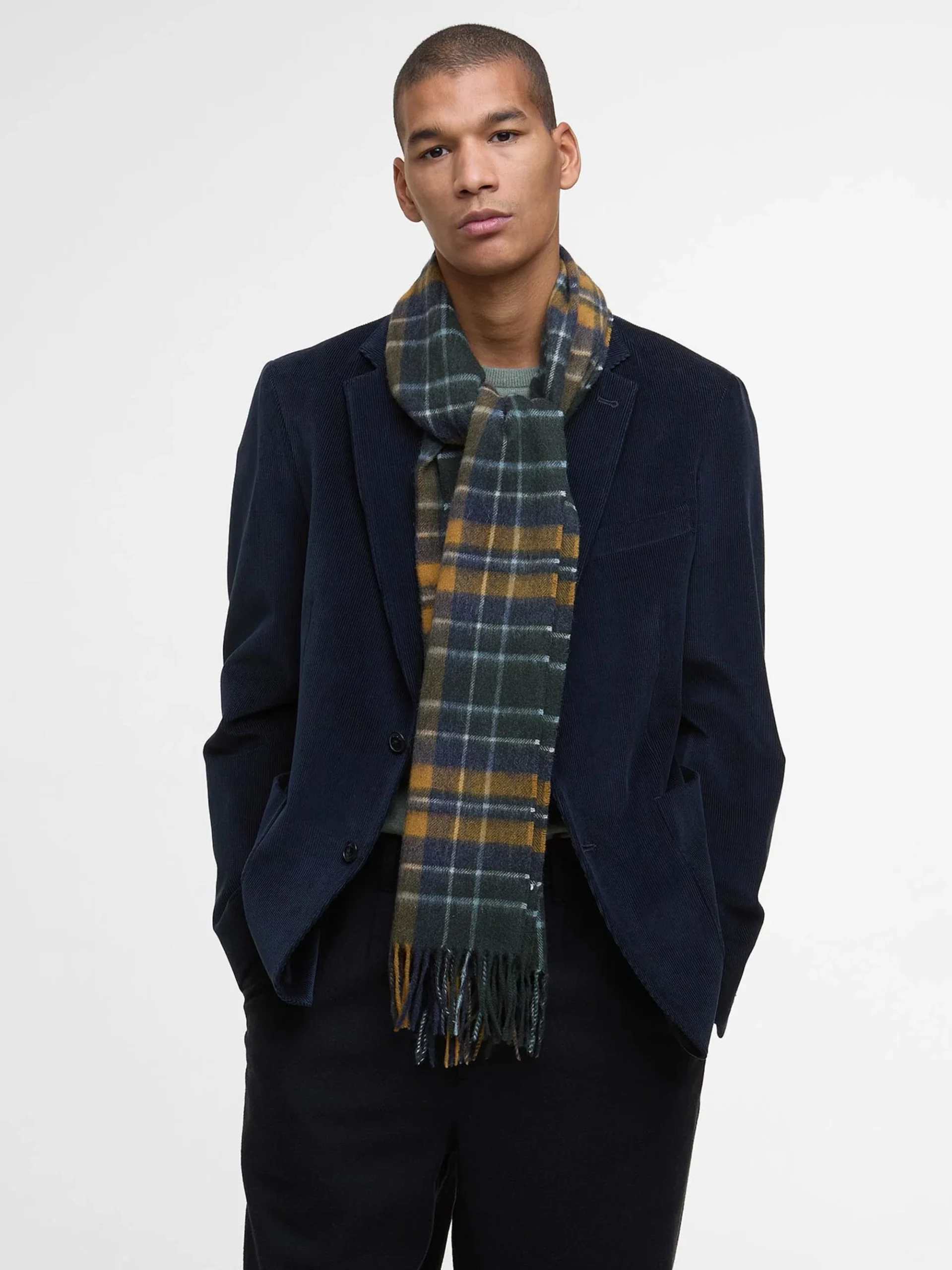 Echarpe check Tartan laine & cachemire - Barbour – Image 4
