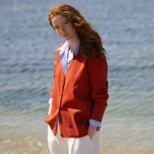 Gilet col V "Bernic" 100% laine vierge