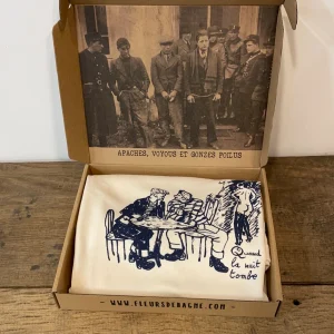 tricot 'Quand la nuit tombe' - fleurs de bagne