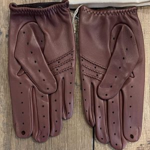 Gants de conduite triton burgundy - Cafe Leather