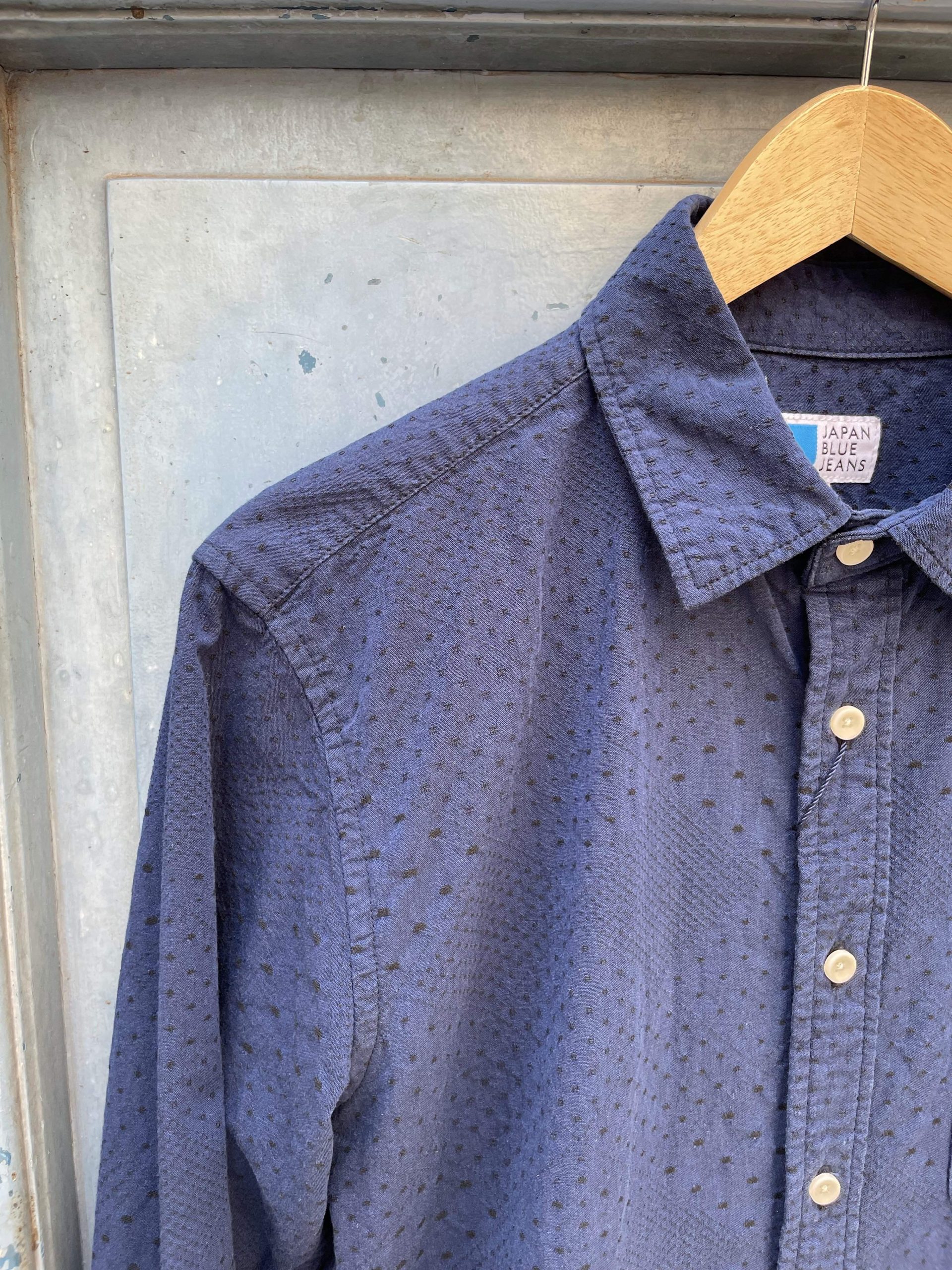 chemise indigo dots - japan blue – Image 2