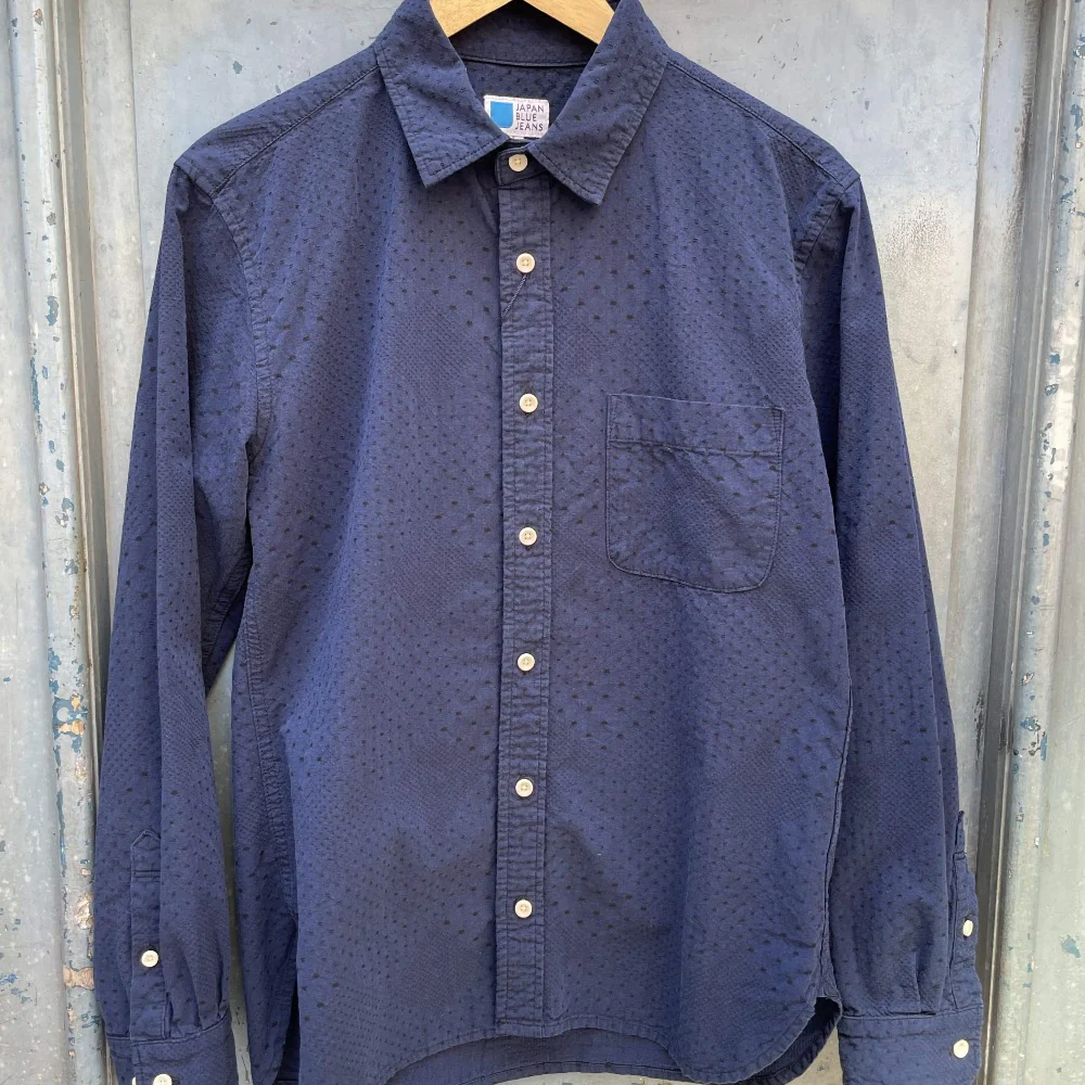 chemise indigo dots - japan blue