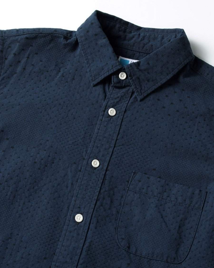 chemise indigo dots - japan blue – Image 3