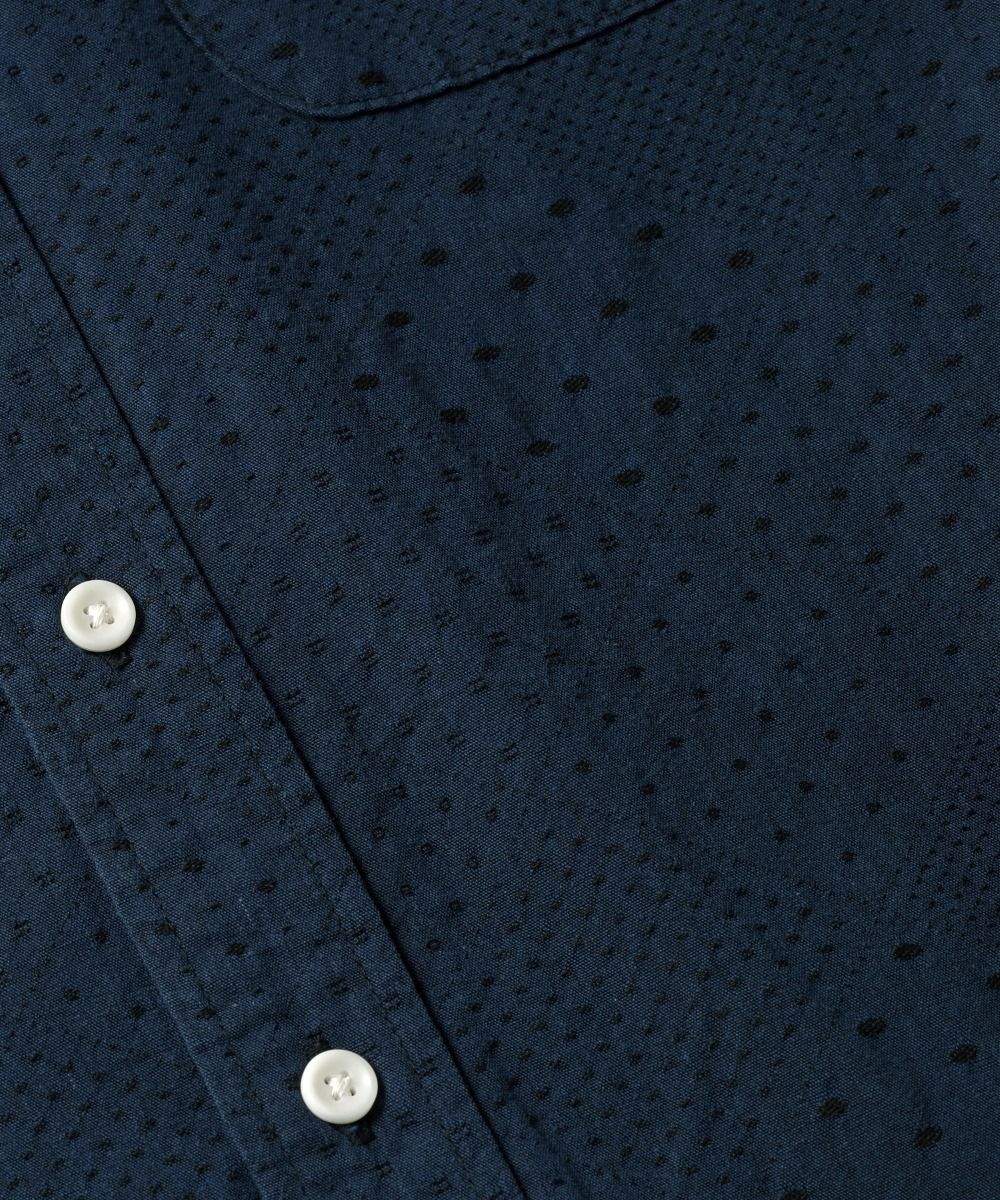 chemise indigo dots - japan blue – Image 4