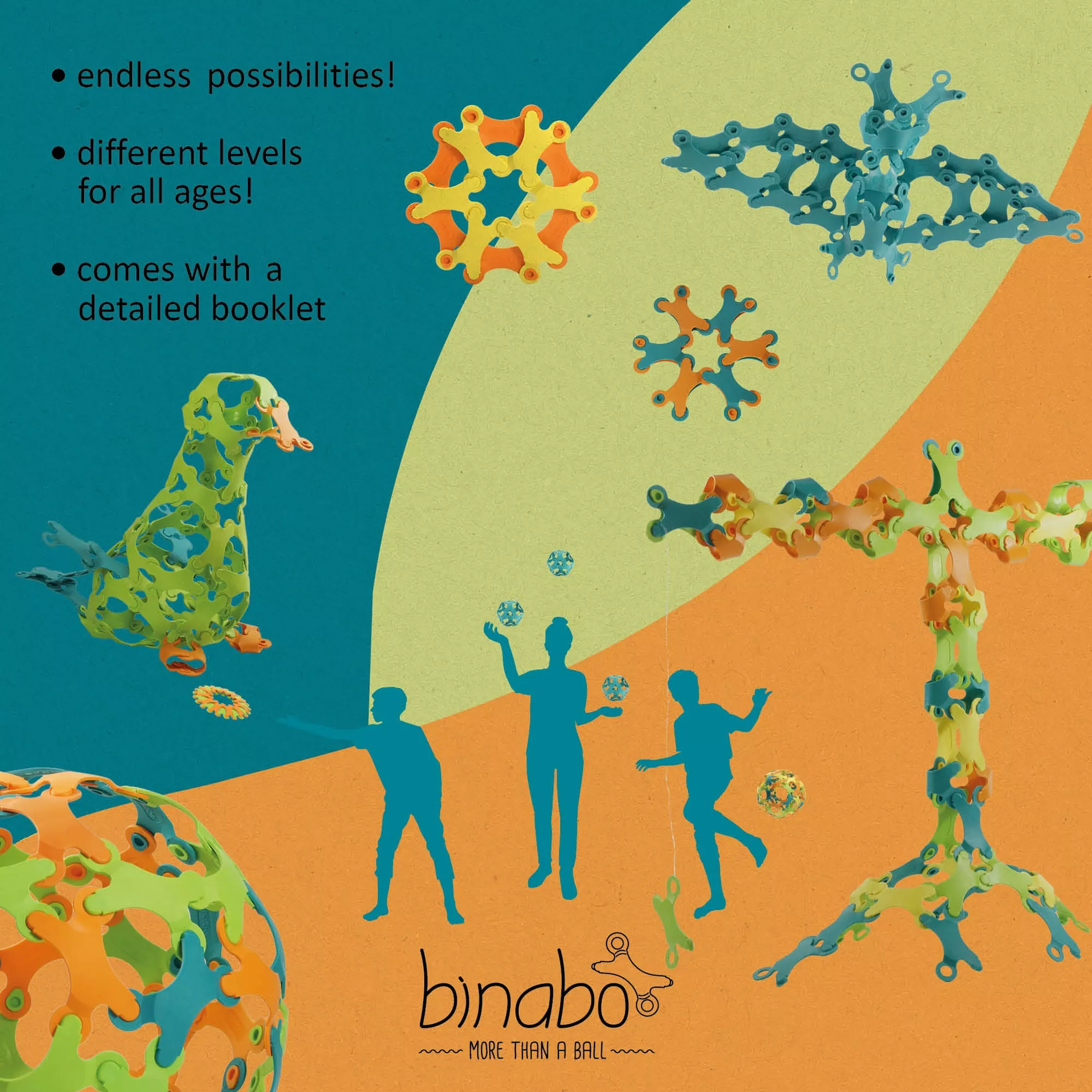 Binabo - jouet de créativité et de construction en sucre et fibres de bois, sans plastique – Image 5