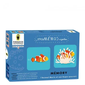 Jeu de Mémory Animal marin et son super-pouvoir