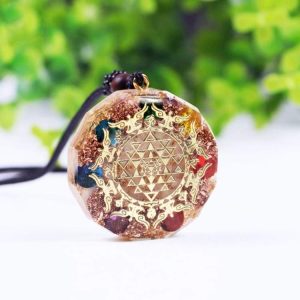 Pendentif en Orgonite - Shri Yantra