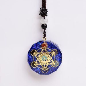 Pendentif Orgonite « Lapis Lazuli Métatron »