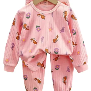 Pyjama Fille Lapin Rose