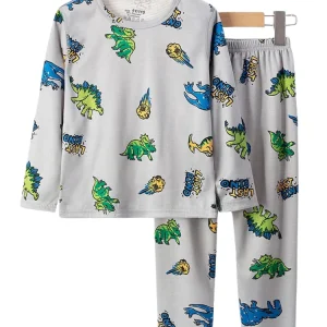 Pyjama Garçon Dino Gris