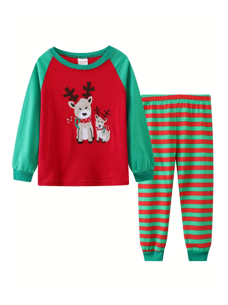 Pyjama de Noël Enfant Cerfs
