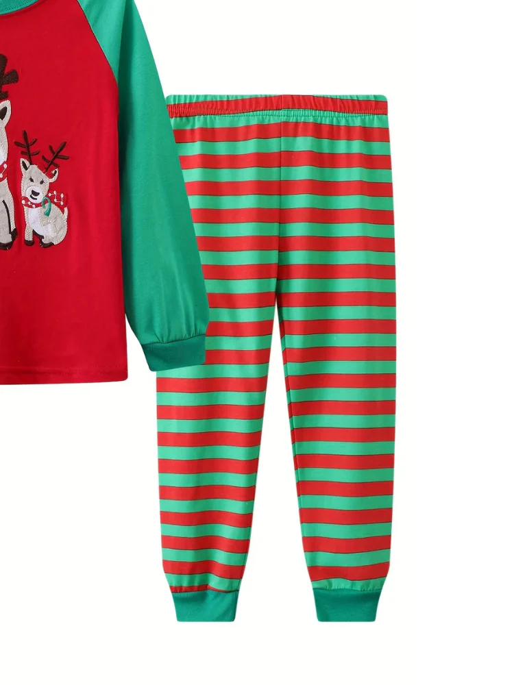 Pyjama de Noël Enfant Cerfs – Image 3