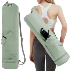 Sac Yoga Vert de Grande Capacité – Vaste et Durable