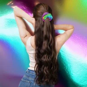 Chouchou recyclé “Cosmo Glow”