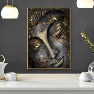 Tableau de Bouddha ' le guide '