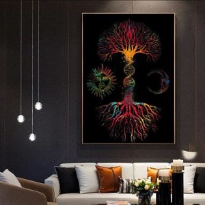 Tableau zen ' le cycle de la vie '