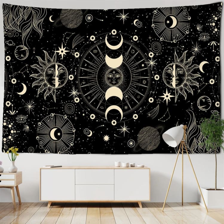 Tapisserie murale du cycle lunaire – Image 3