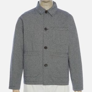 veste field summer herringbone navy - universal works
