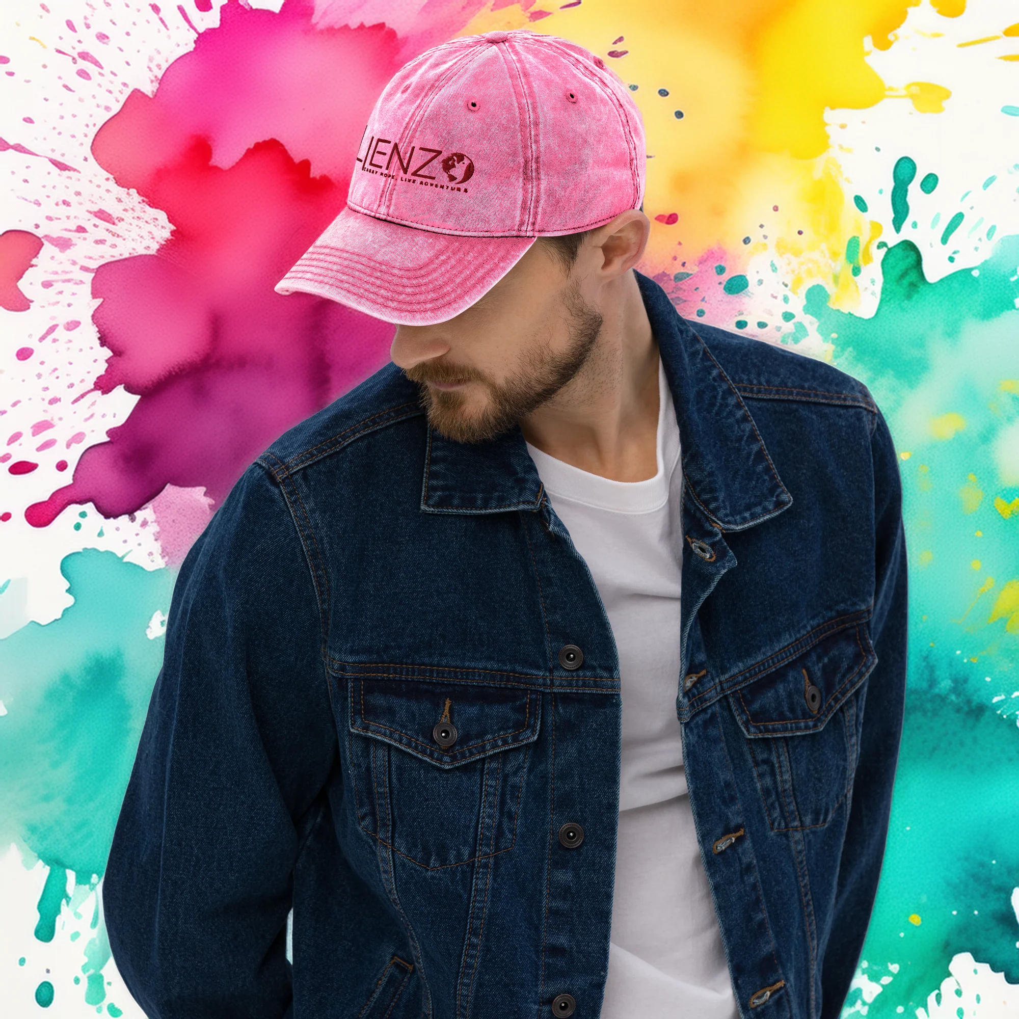 Casquette “Carry Hope” – Édition Magenta Rose – Image 2