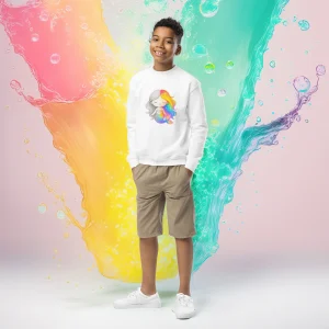 Sweat Enfant “Baby Mermaid Glow”